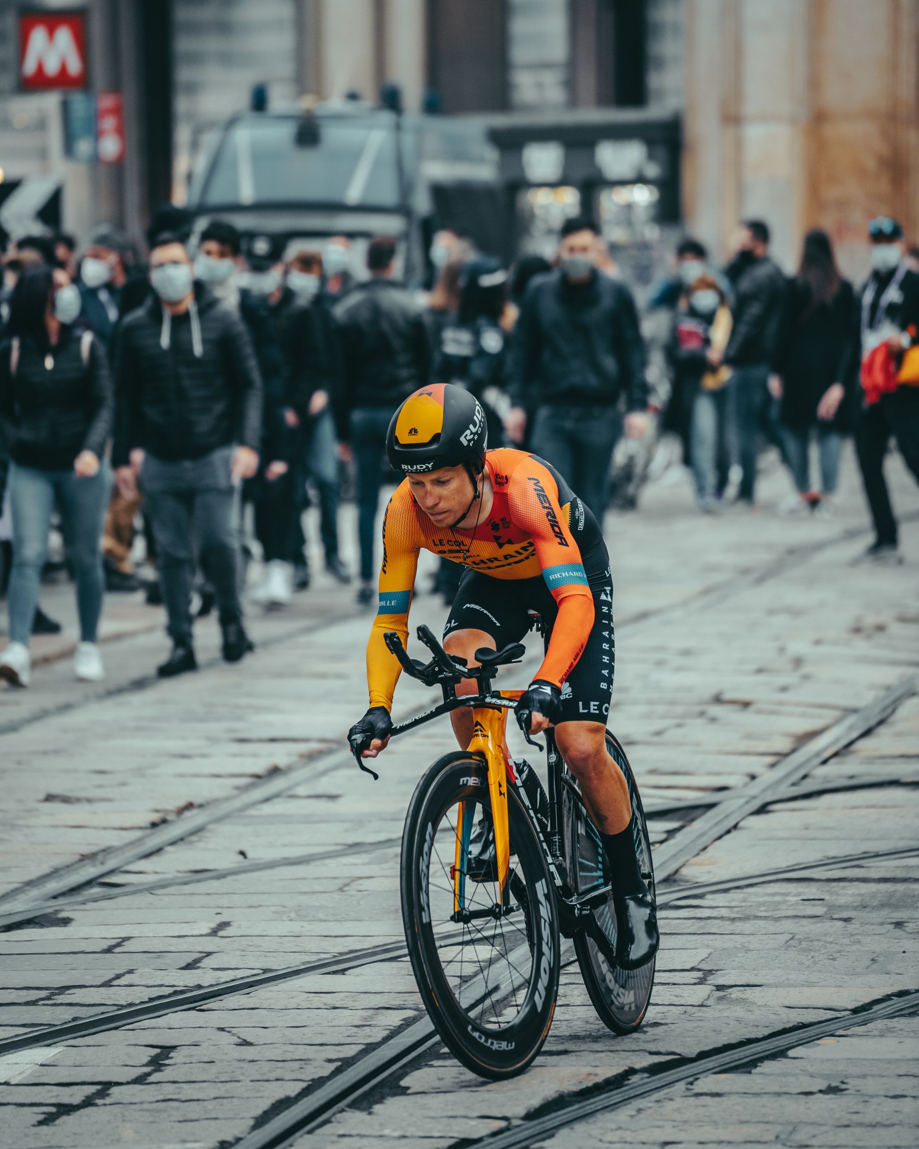 Ciclisti in gara